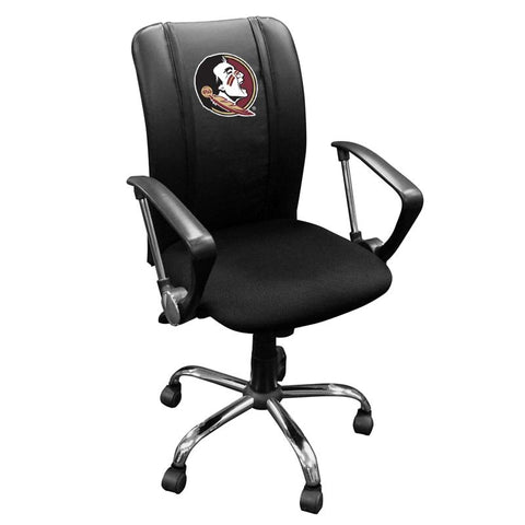 Curve Task Chair with Florida State Seminoles Logo Panel