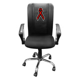 Curve Task Chair with Red Ribbon Logo Panel