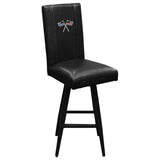 Swivel Bar Stool 2000 with Red and Blue Line Flags Logo Panel