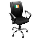 Curve Task Chair with Irish Flag Logo Panel