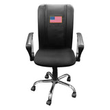 Curve Task Chair with American Flag Logo Panel