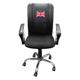 Curve Task Chair with British Flag Logo Panel