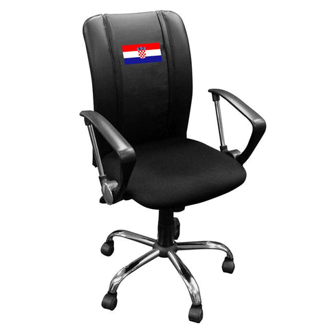 Curve Task Chair with Croatia Logo Panel