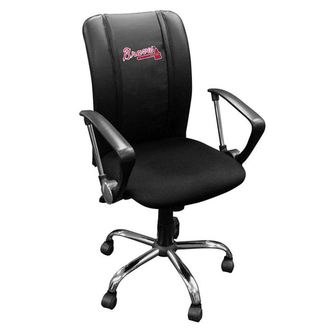Curve Task Chair with Atlanta Braves Logo