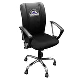 Curve Task Chair with Colorado Rockies Logo