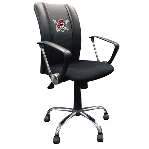 Curve Task Chair with Pittsburgh Pirates Logo