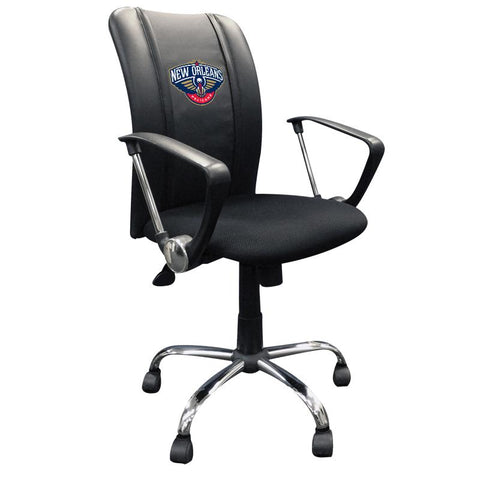 Curve Task Chair with New Orleans Pelicans Logo