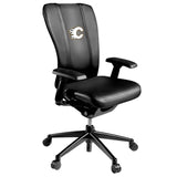 Curve Task Chair with Calgary Flames White Logo