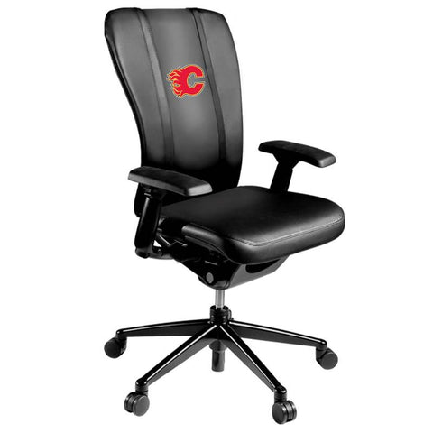 Curve Task Chair with Calgary Flames Logo
