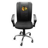 Curve Task Chair with Chicago Blackhawks Logo