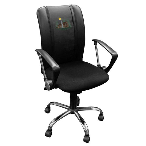 Curve Task Chair with Cabin Scene Logo Panel