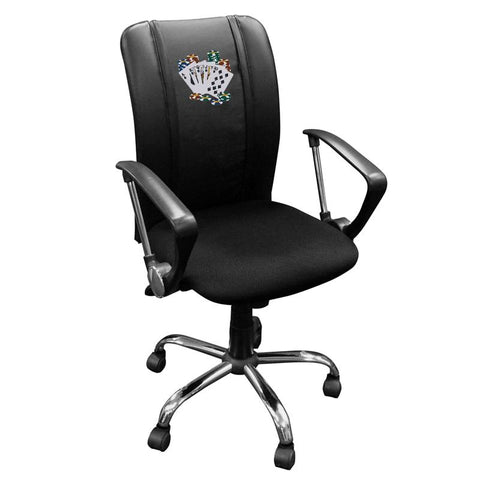 Curve Task Chair with Royal Flush Logo Panel