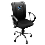 Curve Task Chair with Blue Nautical Star Panel