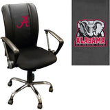 Curve Task Chair with Alabama Crimson Tide Red A Logo