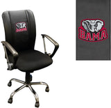 Curve Task Chair with Alabama Crimson Tide Elephant Logo