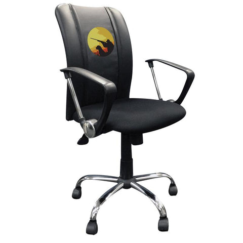 Curve Task Chair with Hunter and Dog Logo