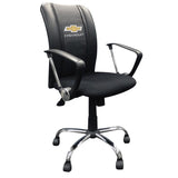 Curve Task Chair with Chevrolet logo