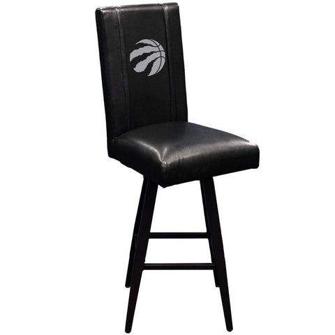 Swivel Bar Stool 2000 with Toronto Raptors Primary Silver Logo