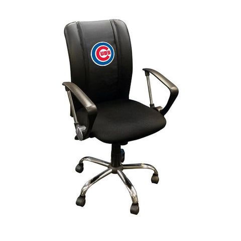 Curve Task Chair with Chicago Cubs Logo