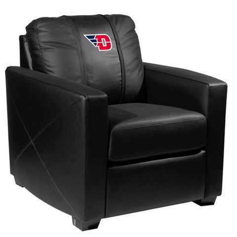 Silver Club Chair with Dayton Flyers Logo