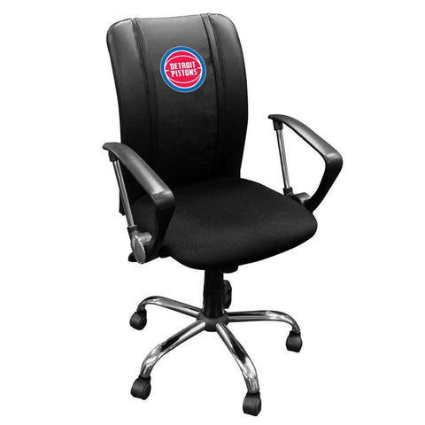 Curve Task Chair Detroit Pistons Logo