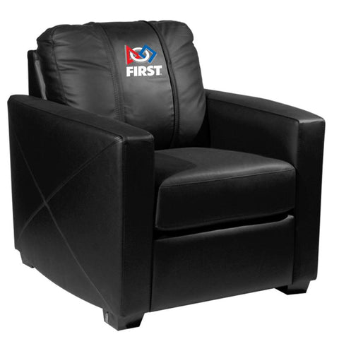 Silver Club Chair with FIRST Logo Panel