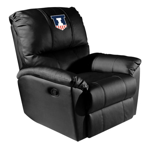 Rocker Recliner with Illinois Fighting Illini Logo
