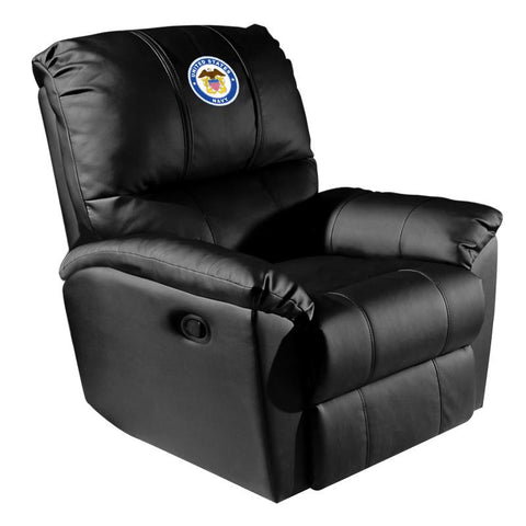 Rocker Recliner with US Navy Insignia