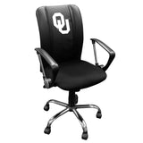 Curve Task Chair with Oklahoma Sooners Logo