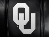 Silver Sofa with Oklahoma Sooners Logo