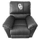 Rocker Recliner with Oklahoma Sooners Logo