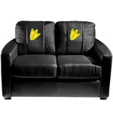Silver Loveseat with Oregon Ducks Secondary Logo