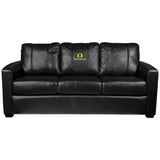 Silver Sofa with Oregon Ducks Logo