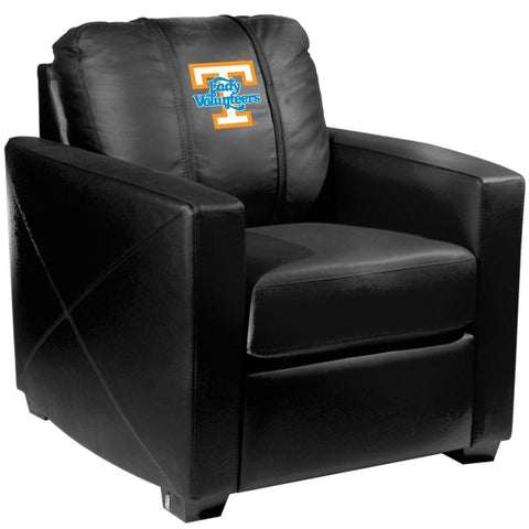 Silver Club Chair with Tennessee Lady Volunteers Logo