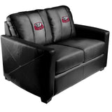 Silver Loveseat with Alabama Crimson Tide Bama Logo