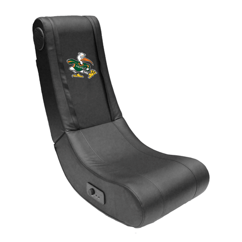 Gaming Chair 100 with Miami Hurricanes Secondary Logo