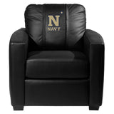 Silver Club Chair with NAVY Midshipmen N Star Logo
