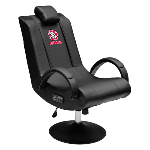 Gaming Chair 100 Pro with South Dakota Coyotes with Paw Logo