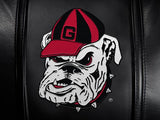 Swivel Bar Stool 2000 with Georgia Pinstripe Bulldog Head Logo Panel