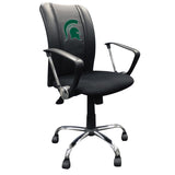 Curve Task Chair with Michigan State Spartans Logo