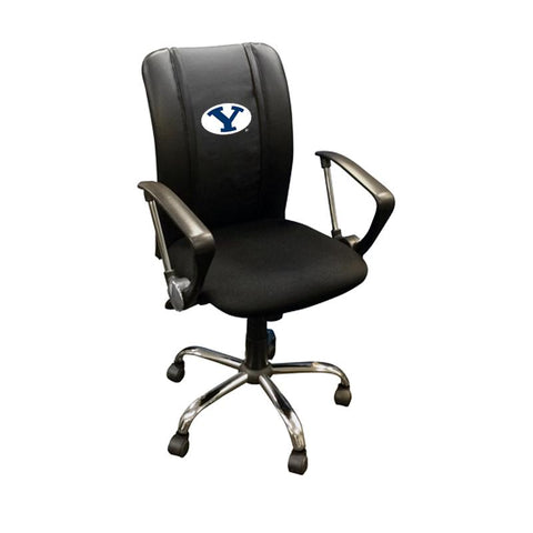 Curve Task Chair with BYU Cougars Logo