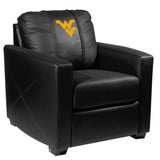 Silver Club Chair with West Virginia Mountaineers Logo