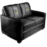 Silver Loveseat with Drexel Dragons Logo