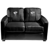 Silver Loveseat with Northern Arizona University Lumberjacks Logo