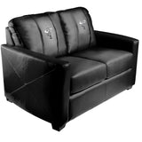 Silver Loveseat with Northern Arizona University Lumberjacks Logo