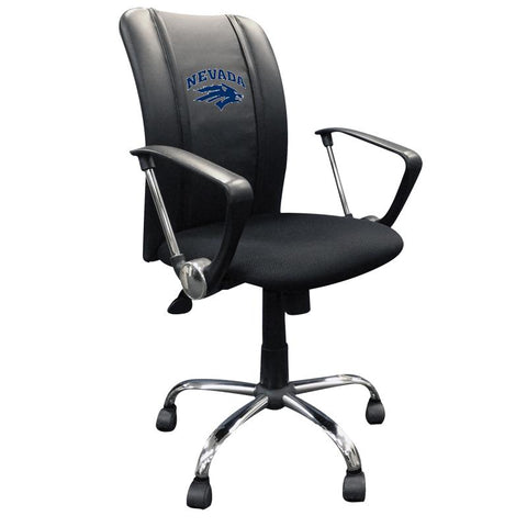 Curve Task Chair with Nevada Wolfpack Logo