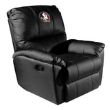 Rocker Recliner with Florida State Seminoles Logo Panel