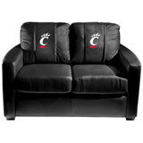 Silver Loveseat with Cincinnati Bearcats Logo