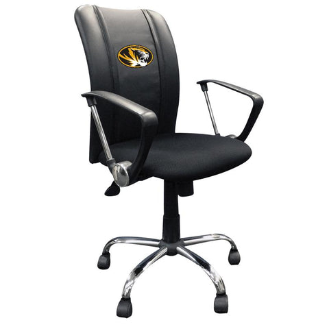 Curve Task Chair with Missouri Tigers Logo