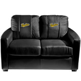 Silver Loveseat with Michigan Tech Huskies Script Logo